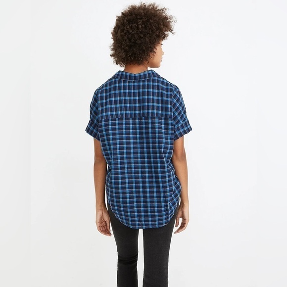 Madewell Double-Faced Park Popover Shirt in Plaid - Picture 3 of 8